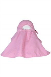 SKVC013 made face sun hat summer sun hat outdoor cool hat anti-mosquito tea riding sun hat pink side view